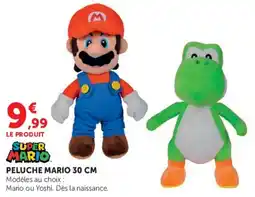 Super U SUPER MARIO PELUCHE MARIO offre