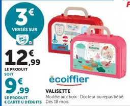 Super U ecoiffier VALISETTE offre
