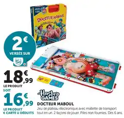 Super U Hasbro Games DOCTEUR MABOUL offre
