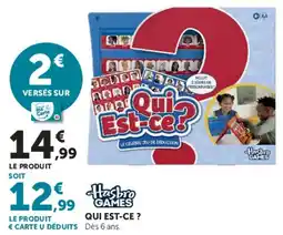 Super U Hasbro Games Qui Est-ce ? offre