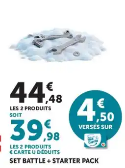 Super U SET BATTLE + STARTER PACK offre