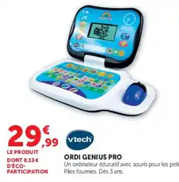 Super U Vtech ordi genius pro offre