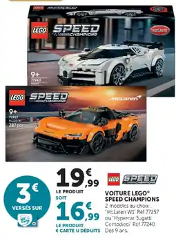 Super U LEGO SPEED CHAMPIONS offre