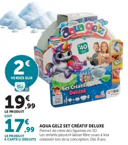 Super U Aqua Gelz Set Créatif Deluxe offre