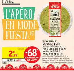 Intermarché Contact L'Atelier Blini Guacamole Extra offre