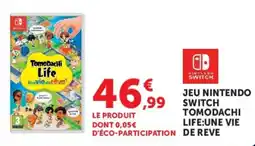 Super U Nintendo Switch Tomodachi Life: Une Vie de Rêve offre