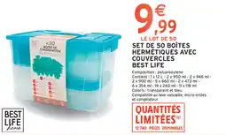 Intermarché Contact BEST LIFE boîtes de conservation offre