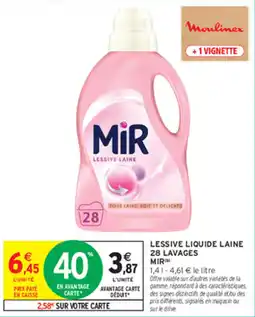 Intermarché Contact MiR Lessive Laine offre