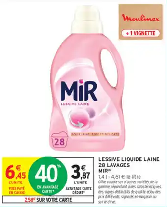 MiR Lessive Laine