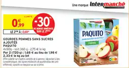 Intermarché Contact PAQUITO GOURDES POMMES SANS SUCRES AJOUTÉS offre