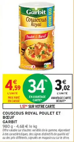 Intermarché Contact Garbit Couscous Royal offre