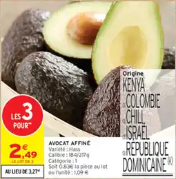 Intermarché Contact AVOCAT AFFINÉ offre