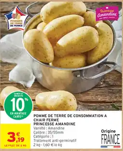 Intermarché Contact Princesse Amandine Pomme de terre offre