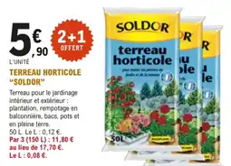 E.Leclerc Brico SOLDOR Terreau horticole offre