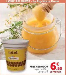 Super U Heliodor Miel offre