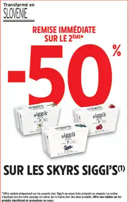 Intermarché Contact Siggi's skyr offre