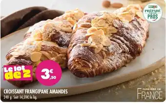 MATCH Croissant frangipane amandes