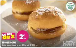 Match BEIGNET FOURRÉ offre