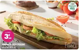 Match SANDWICH THON PIQUANT offre