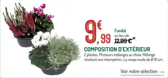 COMPOSITION D'EXTÉRIEUR