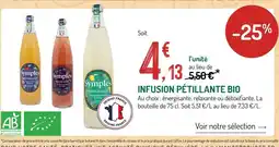 Botanic Symples INFUSION PÉTILLANTE BIO offre