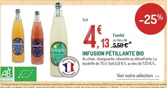 Symples INFUSION PÉTILLANTE BIO