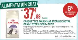 Botanic Royal Canin Croquettes pour chat stérilisé offre