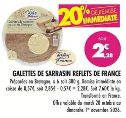 Match Reflets de France Galettes de sarrasin offre