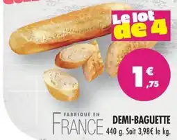 Match DEMI-BAGUETTE offre