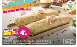 Match Match crêpes offre