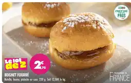 Match Match beignet fourré offre