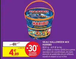 Intermarché Haribo seau halloween mix offre