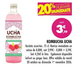Match Ucha kombucha offre