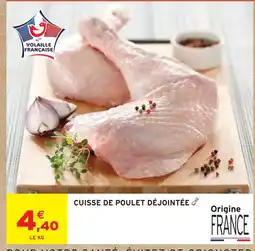 Intermarché Cuisse de poulet désossée offre