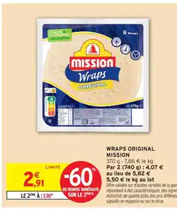 Intermarché Mission wraps original offre