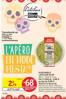 Intermarché L'atelier blini guacamole offre