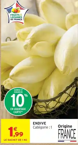 Intermarché Endive offre