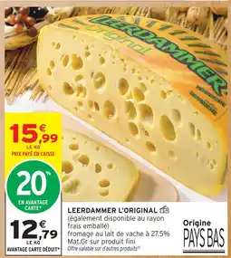 Intermarché Leerdammer leerdammer l'original offre