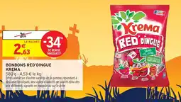 Intermarché Krema bonbons red'dingue offre