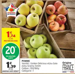 Intermarché Pomme offre