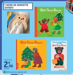 Intermarché Hyper Bayard jeunesse petit ours brun spécial noël offre