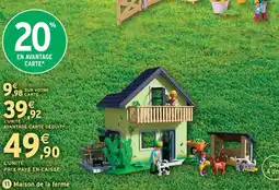 Intermarché Hyper Playmobil maison de la ferme offre