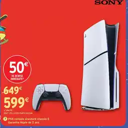 Intermarché Hyper Sony ps5 console standard chassis e offre