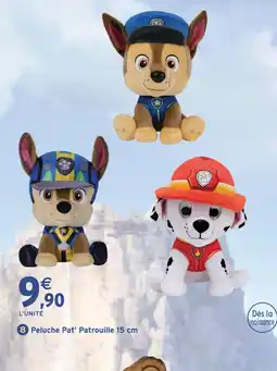 Intermarché Hyper Pat' patrouille / spin master peluche pat' patrouille 15 cm offre
