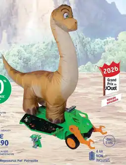Intermarché Hyper Spin master véhicule megasaurus pat' patrouille offre