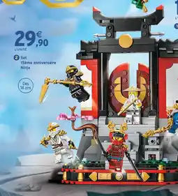 Intermarché Hyper Lego ninjago set 15ème anniversaire ninja offre
