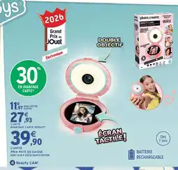 Intermarché Hyper Canal toys beauty cam' offre