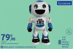 Intermarché Hyper Lexibook robot parlant à intelligence artificielle elo offre