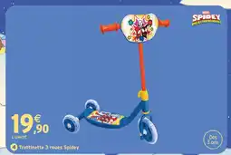 Intermarché Hyper Marvel trottinette 3 roues spidey mondo offre