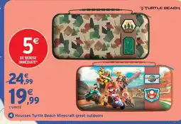 Intermarché Hyper Housse housses turtle beach minecraft great outdoors offre